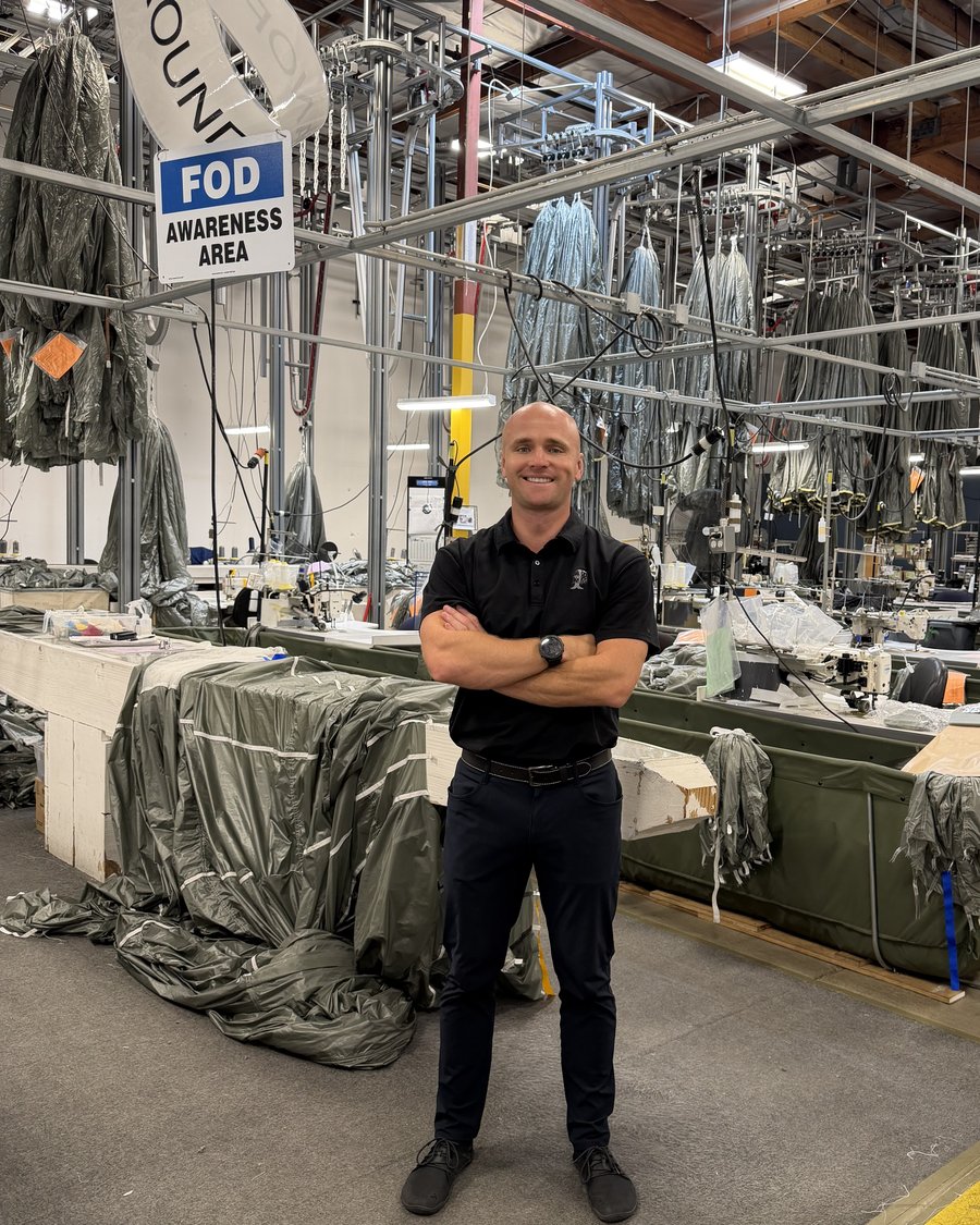Nolan Remlinger on the factory floor